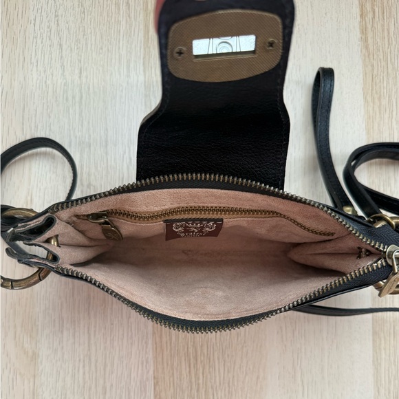 Pratesi Black Leather Crossbody Bag - Picture 5 of 11